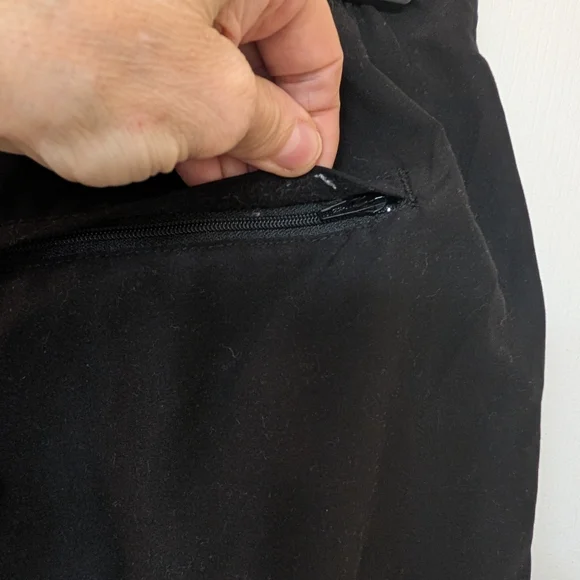 Roundtree & Yorke Black and Tan Pullover Quarter Zip Jacket with Matching Pants - Picture 14 of 16